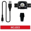 image:imageCoast FL1R 435 Lumen Dual Color WhiteRed Rechargeable LED Headlamp Recharging Accessories Included