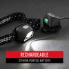 image:imageCoast FL1R 435 Lumen Dual Color WhiteRed Rechargeable LED Headlamp Recharging Accessories Included