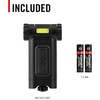 image:imageCoast HX4 80 Lumen Dual Color White amp Red Magnetic LED Clip Light with Beam Rotation Black