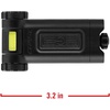 image:imageCoast HX4 80 Lumen Dual Color White amp Red Magnetic LED Clip Light with Beam Rotation Black