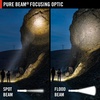 image:imageCoast HX5 410 Lumen LED Flashlight Pure Beam Focusing Slide Focus Pocket Clip Weatherproof Pocket Sized BlackFlashlight