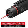 image:imageCoast HX5 410 Lumen LED Flashlight Pure Beam Focusing Slide Focus Pocket Clip Weatherproof Pocket Sized BlackFlashlight