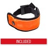 image:imageCoast SA300 Rechargeable Lighted LED High Visibility Safety Armband Water Resistant Running Walking Cycling Job Site