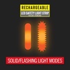 image:imageCoast SA300 Rechargeable Lighted LED High Visibility Safety Armband Water Resistant Running Walking Cycling Job Site