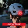 image:imageCoast SL1R USB Rechargeable Safety Clip Light with Red Light MultiMode and Adhesive Dual Mount Running Walking Cycling Job Site HelmetHard Hat Compatible Dog Light