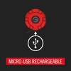 image:imageCoast SL1R USB Rechargeable Safety Clip Light with Red Light MultiMode and Adhesive Dual Mount Running Walking Cycling Job Site HelmetHard Hat Compatible Dog Light