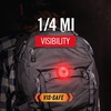 image:imageCoast SL1R USB Rechargeable Safety Clip Light with Red Light MultiMode and Adhesive Dual Mount Running Walking Cycling Job Site HelmetHard Hat Compatible Dog Light