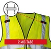 image:imageCoast SV300 Rechargeable Lighted High Visibility Safety Vest Dual Mode Zip Front 2 Pockets 2 Mic Tabs Meets ANSIISEA Standards 360 Visibility Yellow ExtraLargeXLarge