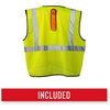image:imageCoast SV300 Rechargeable Lighted High Visibility Safety Vest Dual Mode Zip Front 2 Pockets 2 Mic Tabs Meets ANSIISEA Standards 360 Visibility Yellow ExtraLargeXLarge
