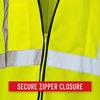 image:imageCoast SV300 Rechargeable Lighted High Visibility Safety Vest Dual Mode Zip Front 2 Pockets 2 Mic Tabs Meets ANSIISEA Standards 360 Visibility Yellow ExtraLargeXLarge