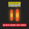 image:imageCoast SV300 Rechargeable Lighted High Visibility Safety Vest Dual Mode Zip Front 2 Pockets 2 Mic Tabs Meets ANSIISEA Standards 360 Visibility Yellow ExtraLargeXLarge