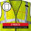 image:imageCoast SV300 Rechargeable Lighted High Visibility Safety Vest Dual Mode Zip Front 2 Pockets 2 Mic Tabs Meets ANSIISEA Standards 360 Visibility Yellow ExtraLargeXLarge