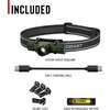 image:imageCoast XPH30R 1200 Lumen USBC Rechargeable Dual Power Headlamp with Twist Focus Beam and Magnetic Base 437 oz  BlackForest