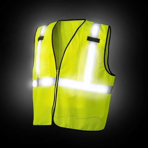 image:imageCoast SV300 Rechargeable Lighted High Visibility Safety Vest Dual Mode Zip Front 2 Pockets 2 Mic Tabs Meets ANSIISEA Standards 360 Visibility Yellow ExtraLargeXLarge