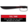 image:imageCOAST F1400 Serrated Stainless Steel Machete with 14 Blade and Sheath Included