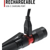 image:imageCOAST HP3R 500 Lumen Rechargeable LED Penlight with TWIST FOCUS BlackRed