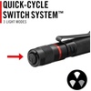 image:imageCOAST HP3R 500 Lumen Rechargeable LED Penlight with TWIST FOCUS BlackRed