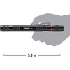 image:imageCOAST HP3R 500 Lumen Rechargeable LED Penlight with TWIST FOCUS BlackRed