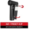 image:imageCOAST HX3 80 Lumen Dual Color White amp UV Magnetic LED Clip Light with Beam Rotation Black