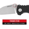image:imageCoast  20073 DX357 Double Lock Folding Knife with 35 Serrated Stainless Steel Blade