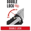 image:imageCoast  20073 DX357 Double Lock Folding Knife with 35 Serrated Stainless Steel Blade