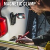 image:imageCoast CL10R 1000 Lumen Rechargeable Dual Power Rotating LED Magnetic Clamp Light BlackRed