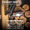 image:imageCoast CL10R 1000 Lumen Rechargeable Dual Power Rotating LED Magnetic Clamp Light BlackRed