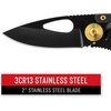 image:imageCoast FX200 2 in Stainless Steel Blade Pocket Knife with Money Clip