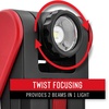 image:imageCoast PM200 500 Lumen ALKALINEDUAL POWER LED Work Light with PURE BEAM TWIST FOCUS and 360Degree Rotating Magnetic Handle