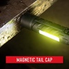 image:imageCoast Polysteel 700 LED Flashlight 800 Lumens Durable StainlessSteel Core Pure Beam and Twist Focus Heavy Duty COB Area Light with Magnetic Tail Cap