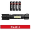 image:imageCoast Polysteel 700 LED Flashlight 800 Lumens Durable StainlessSteel Core Pure Beam and Twist Focus Heavy Duty COB Area Light with Magnetic Tail Cap