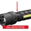 image:imageCoast Polysteel 700 LED Flashlight 800 Lumens Durable StainlessSteel Core Pure Beam and Twist Focus Heavy Duty COB Area Light with Magnetic Tail Cap