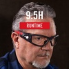 image:imageCoast SPG400 Rechargeable Lighted LED Safety Glasses with BuiltIn Inspection Beam Scratch Resistant Interchangeable LensesSafety Glasses W Nonbifocal Lenses