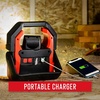 image:imageCoast WLR2 2000 Lumen RECHARGEABLEDUAL POWER LED Work Light with TRIBEAM TWIST FOCUS and 360Degree Swivel Light