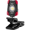 image:imageCoast CL10R 1000 Lumen Rechargeable Dual Power Rotating LED Magnetic Clamp Light BlackRed