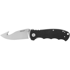 image:imageCoast  20073 DX357 Double Lock Folding Knife with 35 Serrated Stainless Steel Blade