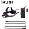 image:imageCOAST HL8R 2000 Lumen Rechargeable PURE BEAM Focusing LED Headlamp Black