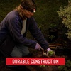image:imageCoast FL19 365 Lumen Dual Color White amp Red LED Headlamp Batteries amp Hard Hat Clips Included BlackBlack