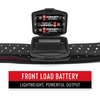 image:imageCoast FL85 615 Lumen Dual Color Pure Beam Focusing LED Headlamp with Twist Focus Hinged Beam Adjustment Hard Hat Compatibility and Reflective Strap Red