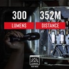 image:imageCoast HP7RRD 300 Lumen Rechargeable LED Flashlight with Slide Focus Red
