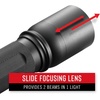 image:imageCoast HP7RRD 300 Lumen Rechargeable LED Flashlight with Slide Focus Red