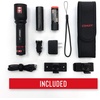 image:imageCoast HP7RRD 300 Lumen Rechargeable LED Flashlight with Slide Focus Red