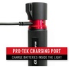 image:imageCoast HP7RRD 300 Lumen Rechargeable LED Flashlight with Slide Focus Red