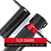 image:imageCoast HP7RRD 300 Lumen Rechargeable LED Flashlight with Slide Focus Red