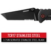 image:imageCoast RX395 Blade Assist Tactical Folding Knife with 375 Serrated Stainless Steel Blade 20921