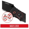 image:imageCoast RX395 Blade Assist Tactical Folding Knife with 375 Serrated Stainless Steel Blade 20921