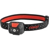 image:imageCoast FL19 365 Lumen Dual Color White amp Red LED Headlamp Batteries amp Hard Hat Clips Included BlackBlack