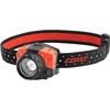 image:imageCoast FL85 615 Lumen Dual Color Pure Beam Focusing LED Headlamp with Twist Focus Hinged Beam Adjustment Hard Hat Compatibility and Reflective Strap Red