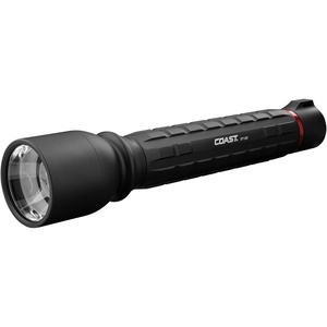 image:imageCoast XP18R 3650 Lumen USBC RechargeableDual Power LED Flashlight with Pure Beam Slide Focus and Top Grade Aluminum BuildBlack 30323