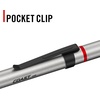 image:imageCoast A9R 54 Lumen Rechargeable Inspection Beam LED Penlight with Flex Charge and Charging Cap SilverBlack